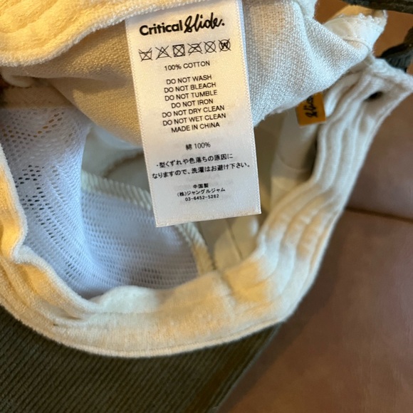 The Critical Slide Society ‘Solid Effort’ corduroy green / white hat - Picture 4 of 4